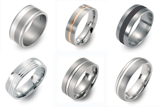 Grooms wedding rings pictures