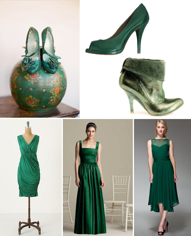 Inspiration from Monalisa Love Green Wedding Dresses