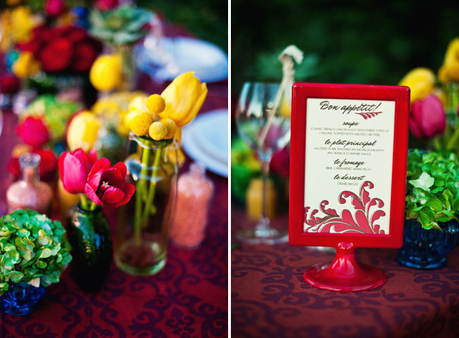 casamento amelie tabela decoração vermelha
