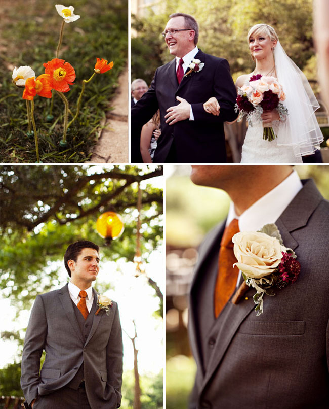 wedding with poppies
