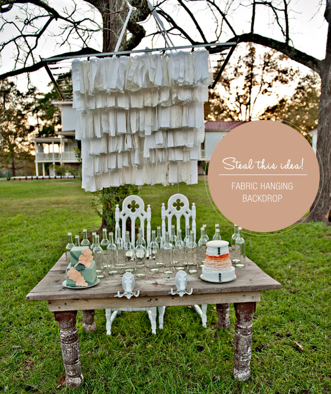 diy fabric wedding backdrop Winter Wedding Reception Centerpieces Ideas