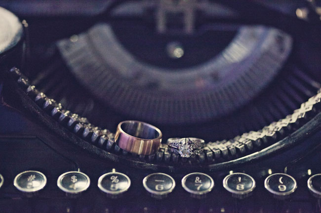 wedding rings on typewriter AMAZING CUPCAKE AND DESERT TOWERS