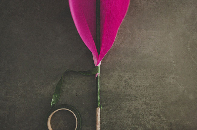 DIY paper flower rose