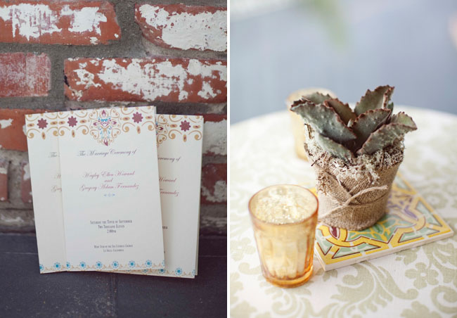 Rustic spanish wedding invitations