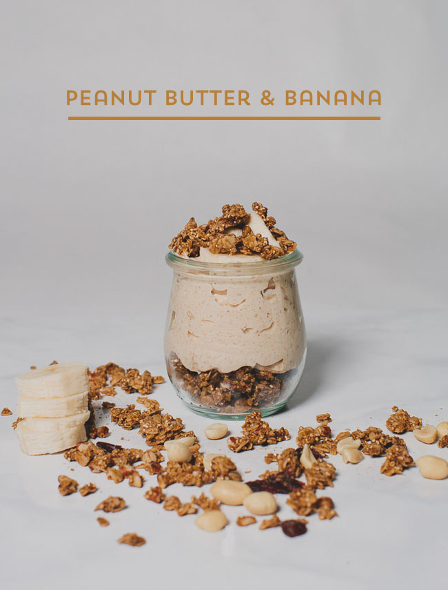 peanut butter & banana parfait