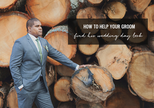 Hot to Help Your Groom Find His Wedding Day Look