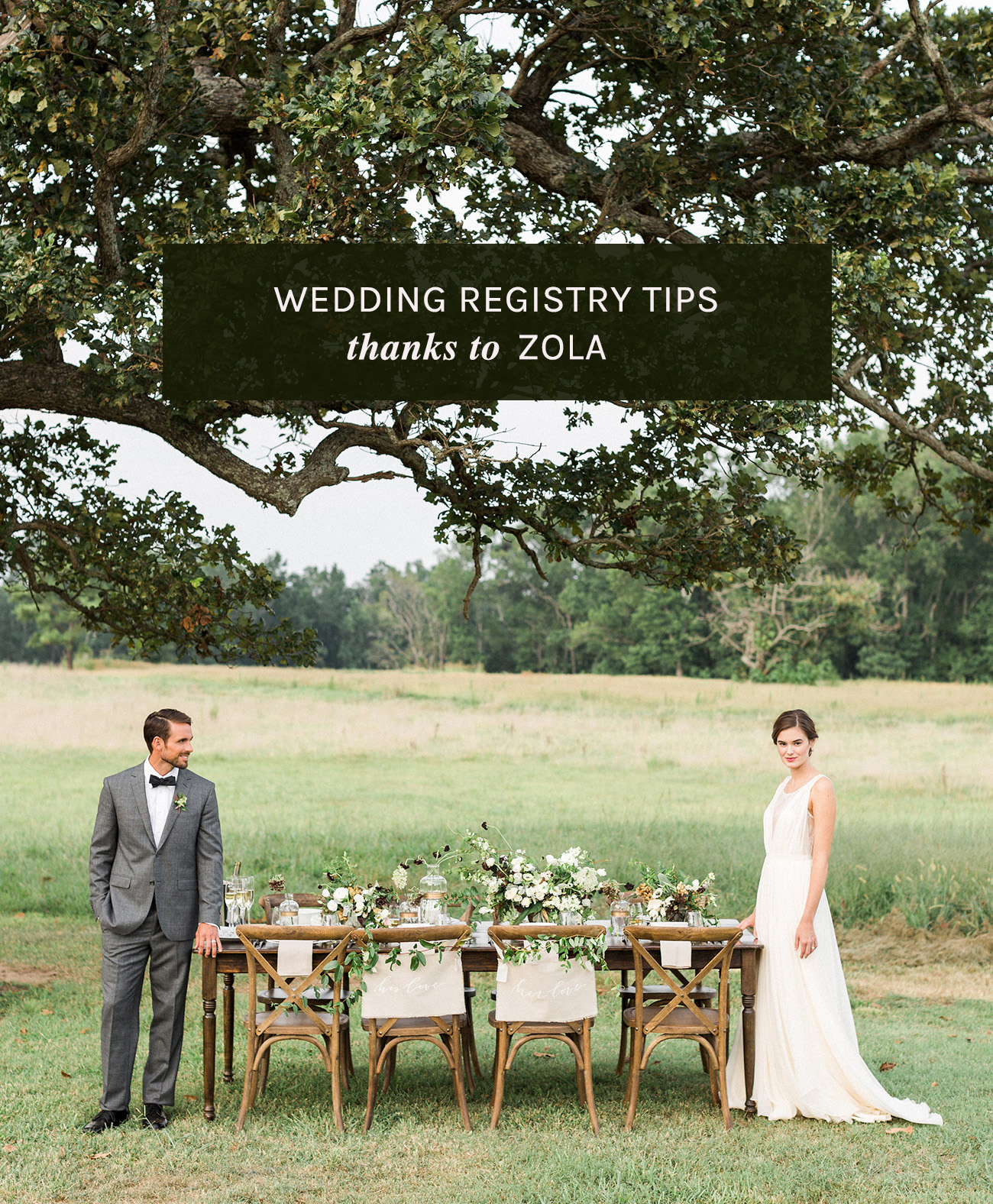 Tips for Creating a Perfect Wedding Registry with Zola
