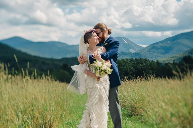 Creative Mountain Wedding in Lake Placid, New York: Carolyn + Max