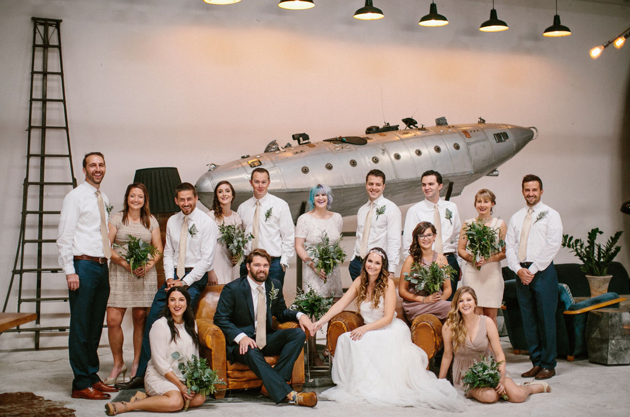 Eclectic California Wedding at Big Daddy?s Antiques: Alisha + Spencer