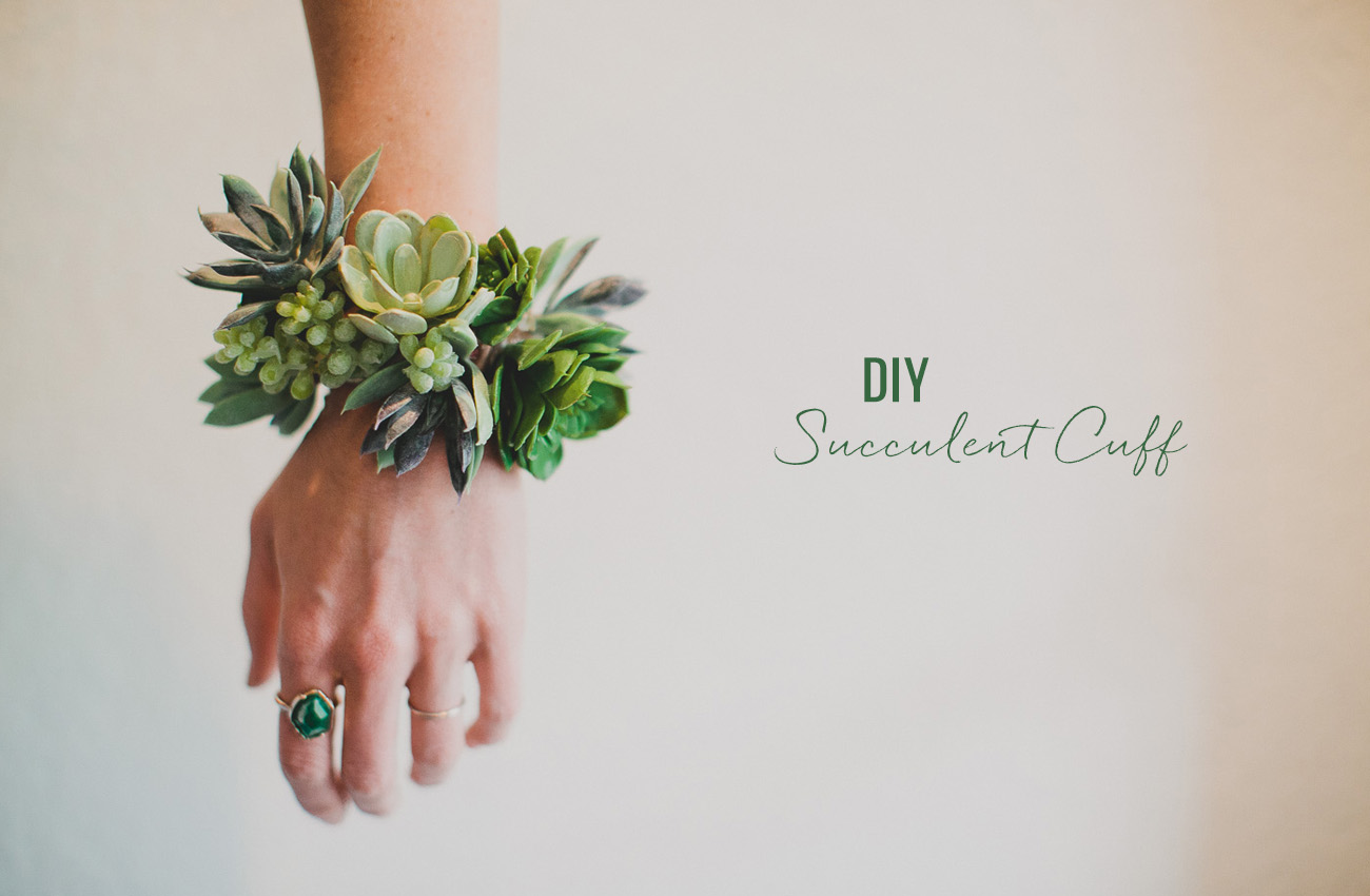 DIY Succulent Cuff