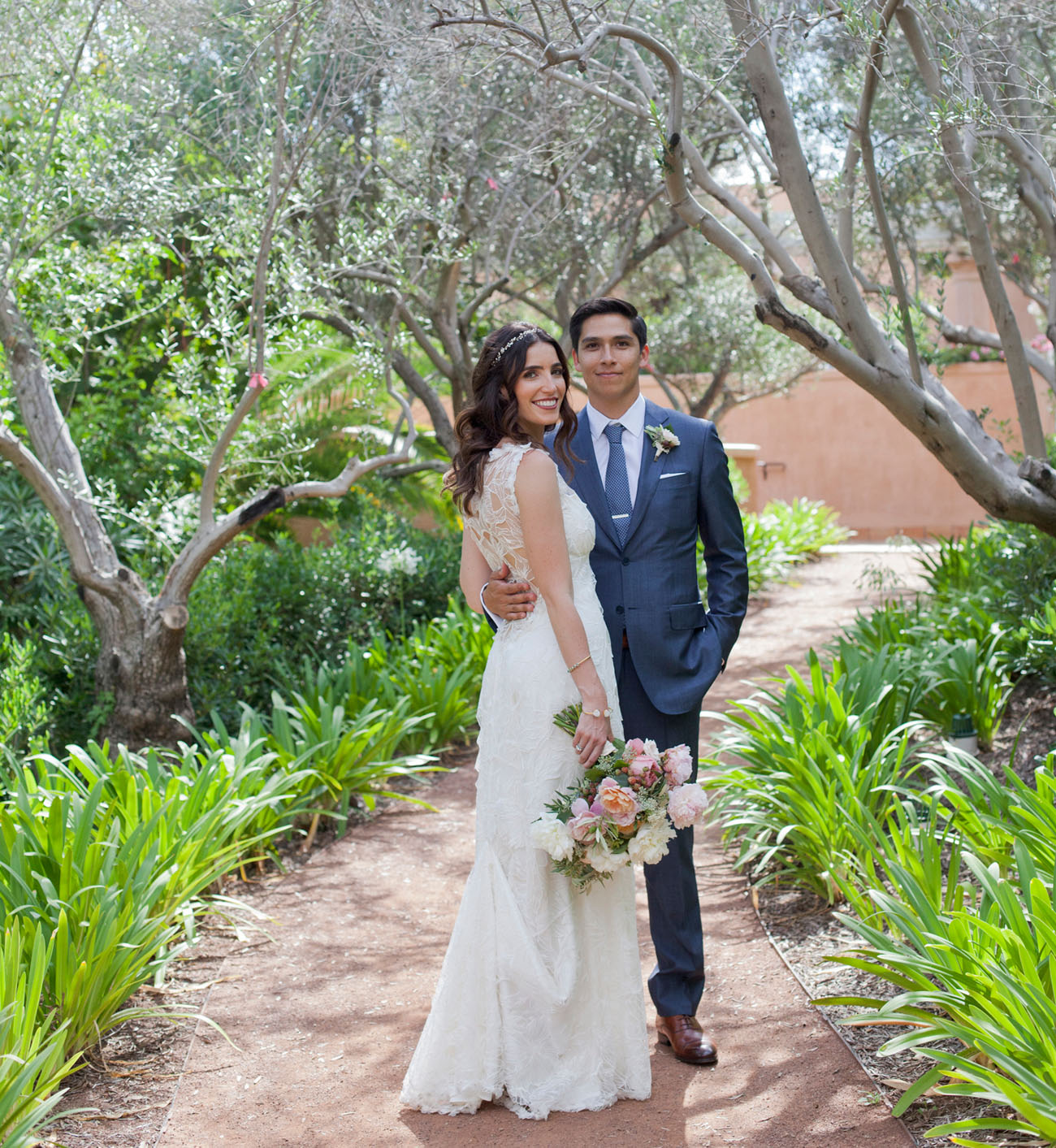 Blue + White Wedding at Rancho Valencia: Elyse + Al