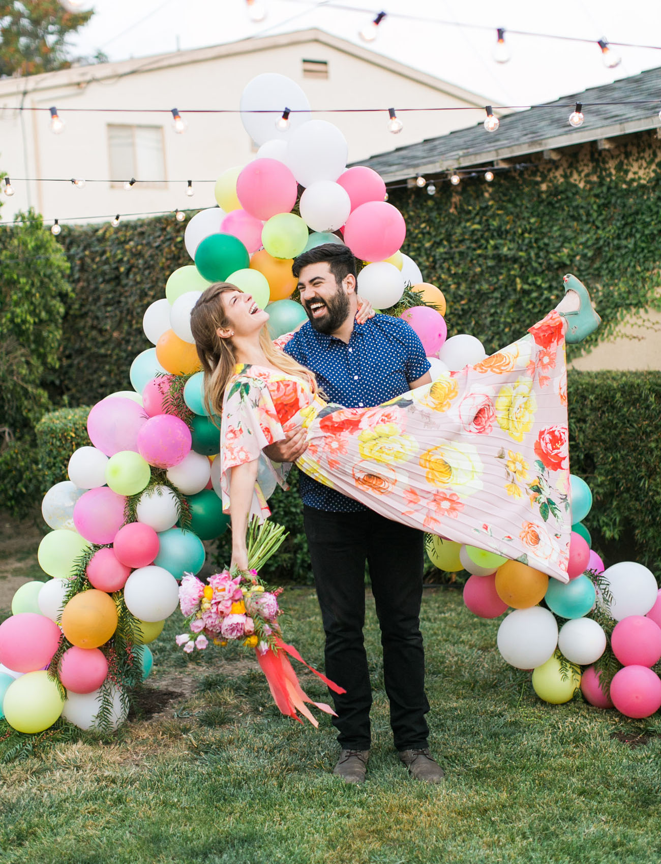 A Colorful Whimsical Wedding Proposal