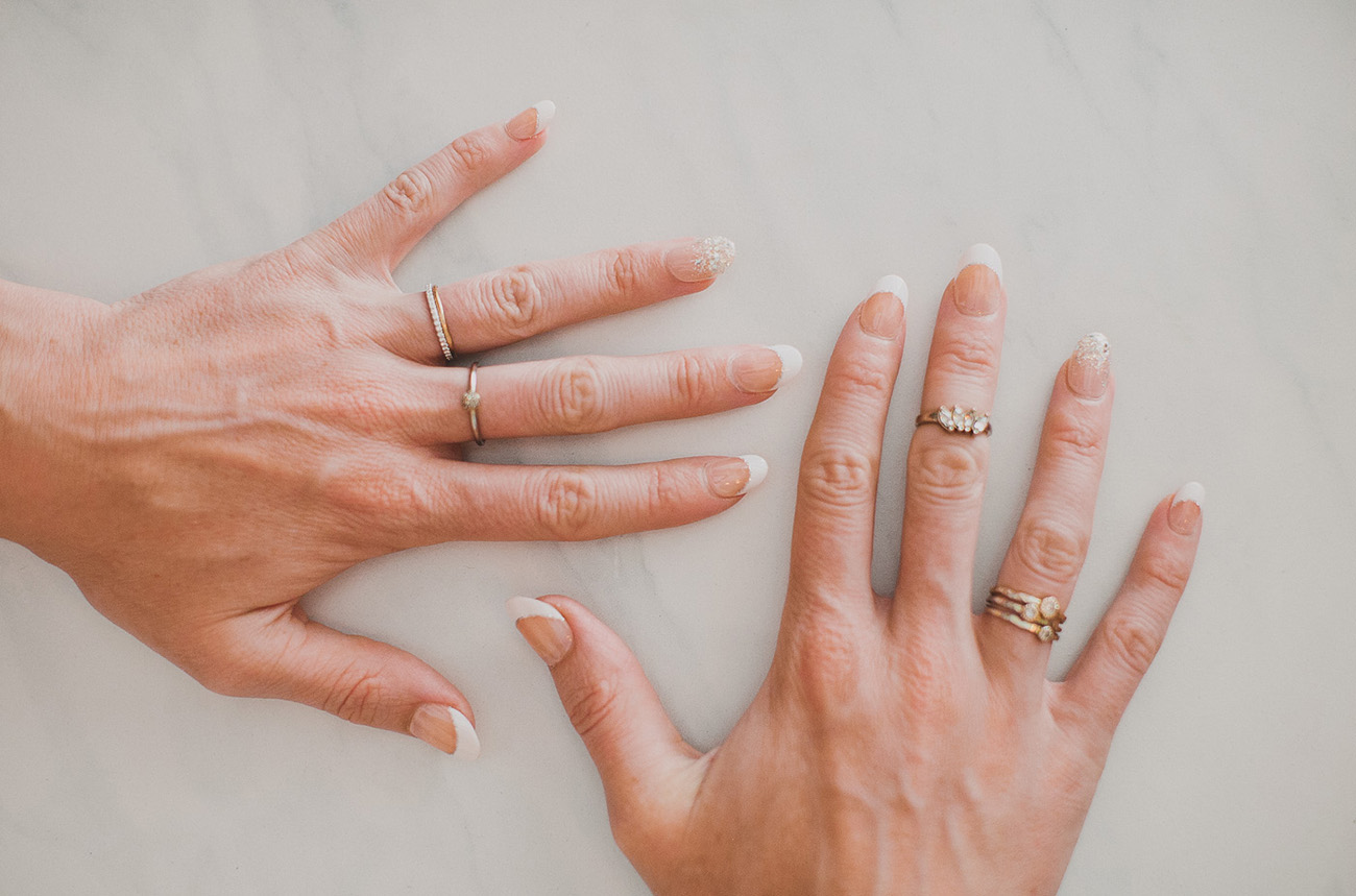 bridal nails DIY with imPRESS nails 