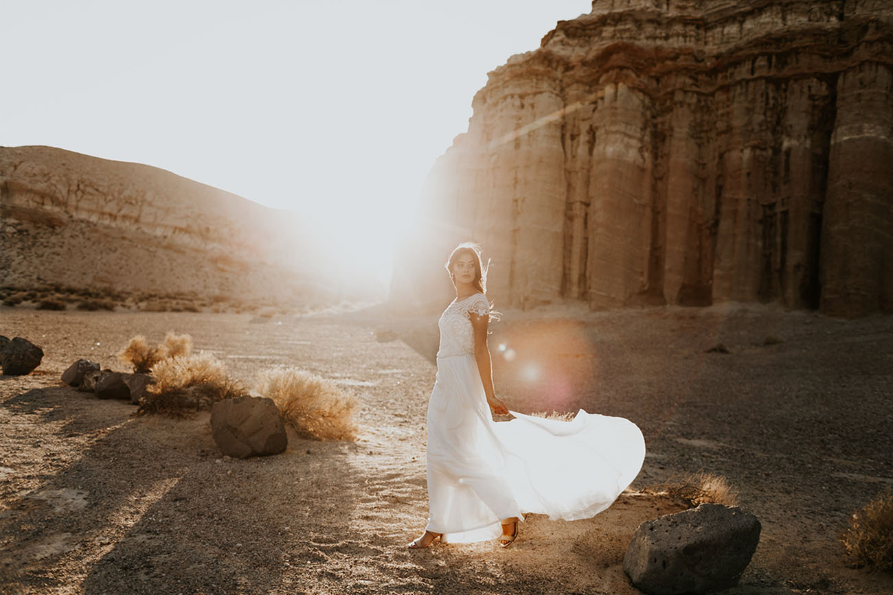 Romantic + Bohemian-Inspired Wedding Dresses by Anna Campbell