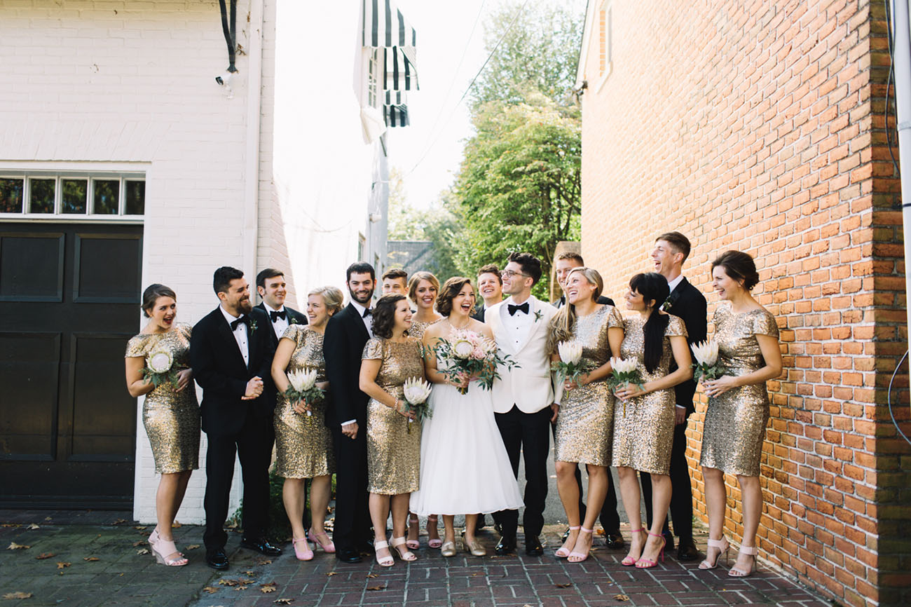 Classy Gold-Dipped Wedding