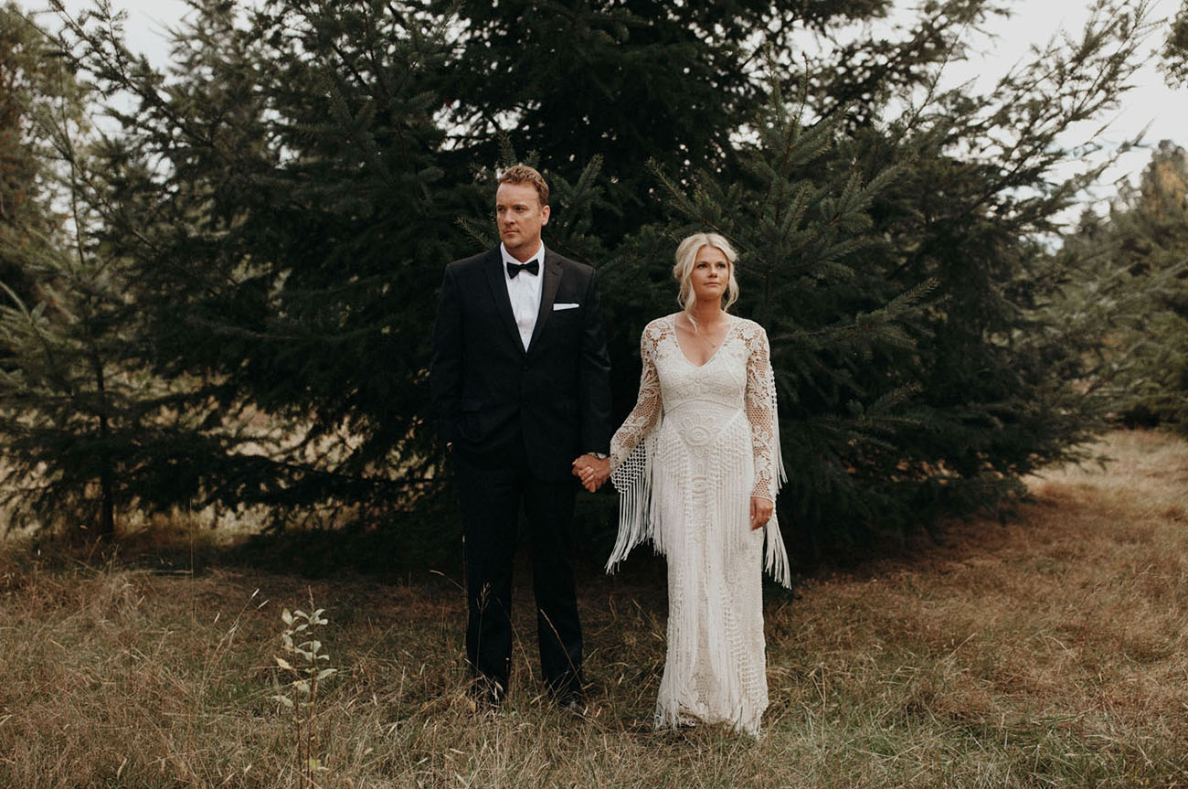 Her Boho Meets His Traditional For a Stylish Seattle Wedding