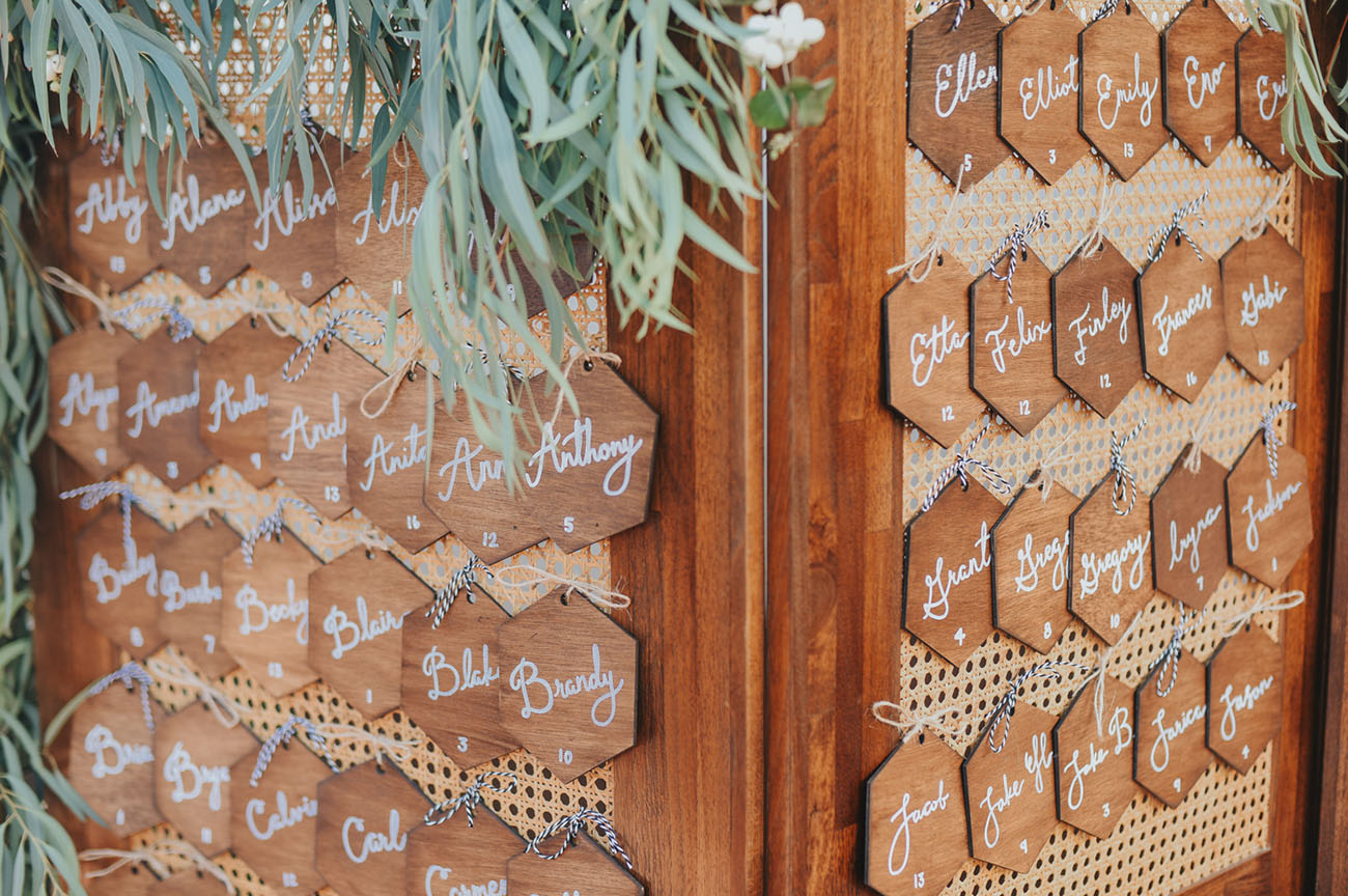 wooden place cards
