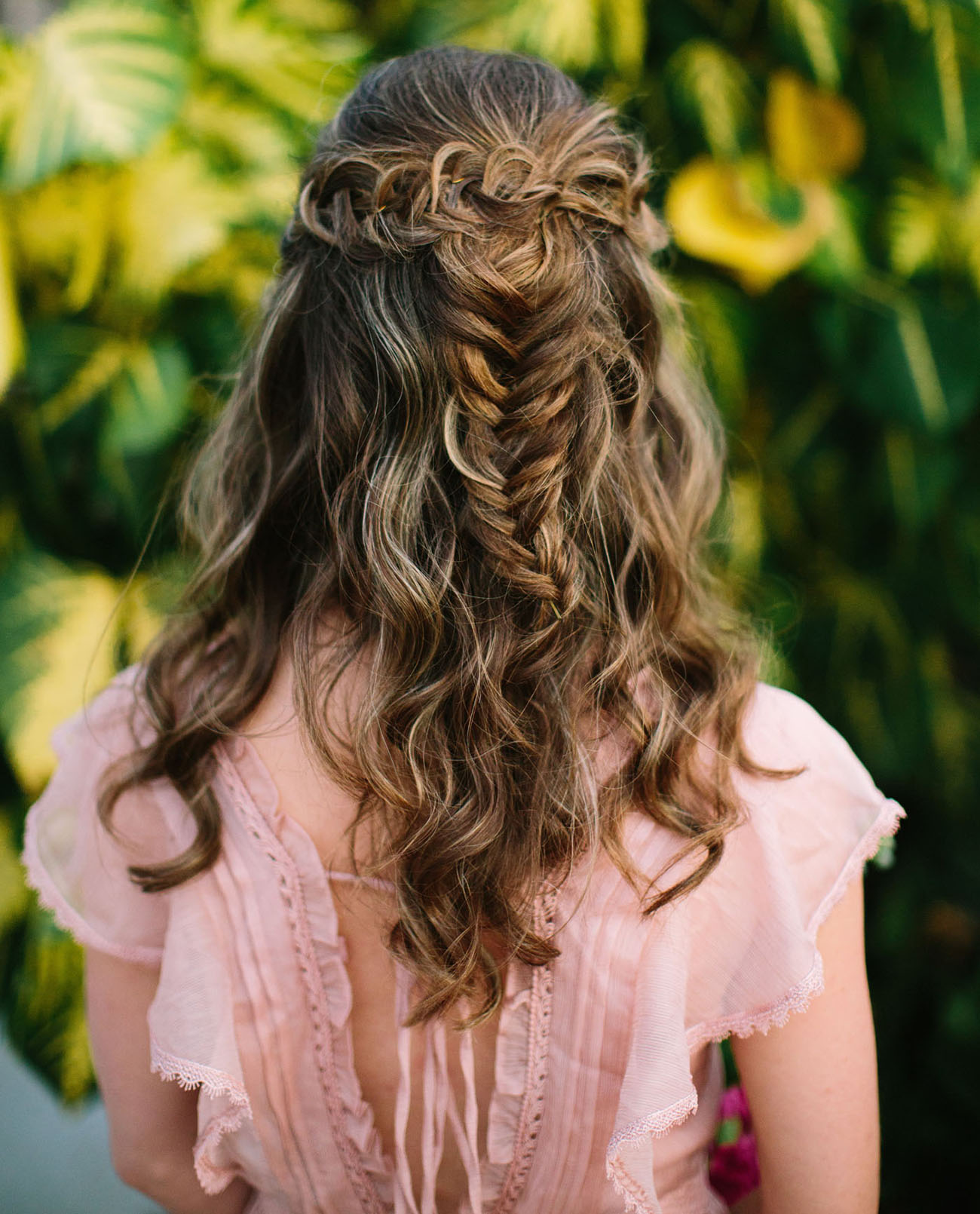 braided bridesmaid hair