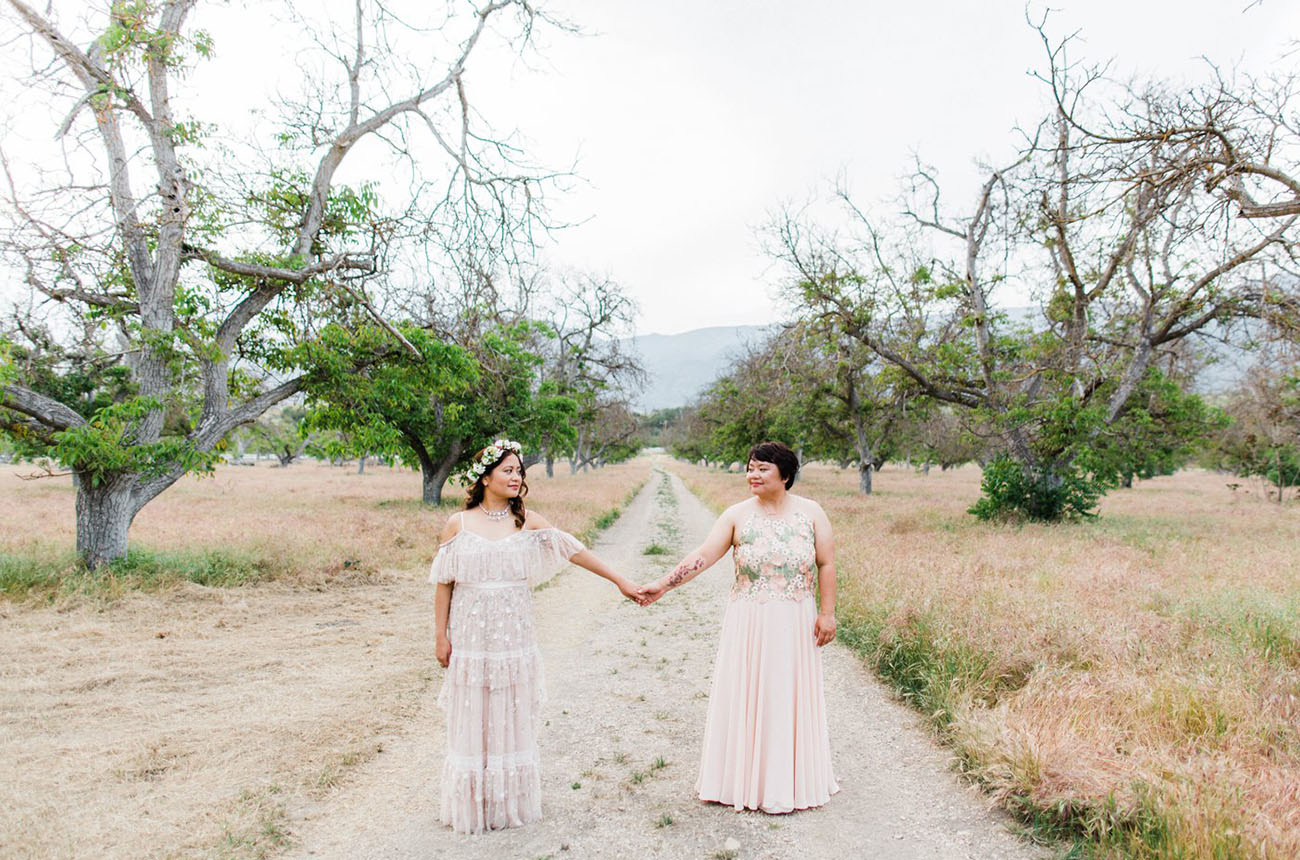 Indie-Inspired + Floral-Filled Wedding at Private Ranch in Ojai, California