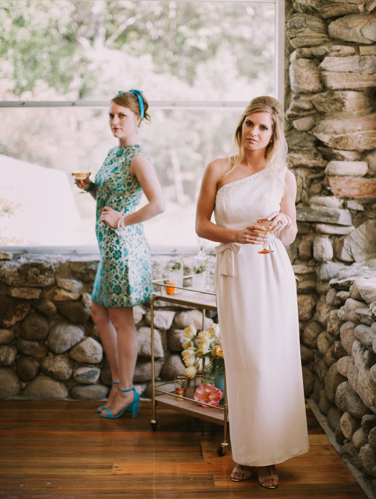 Cheers! Vintage 60s Cocktail Party Wedding Inspiration