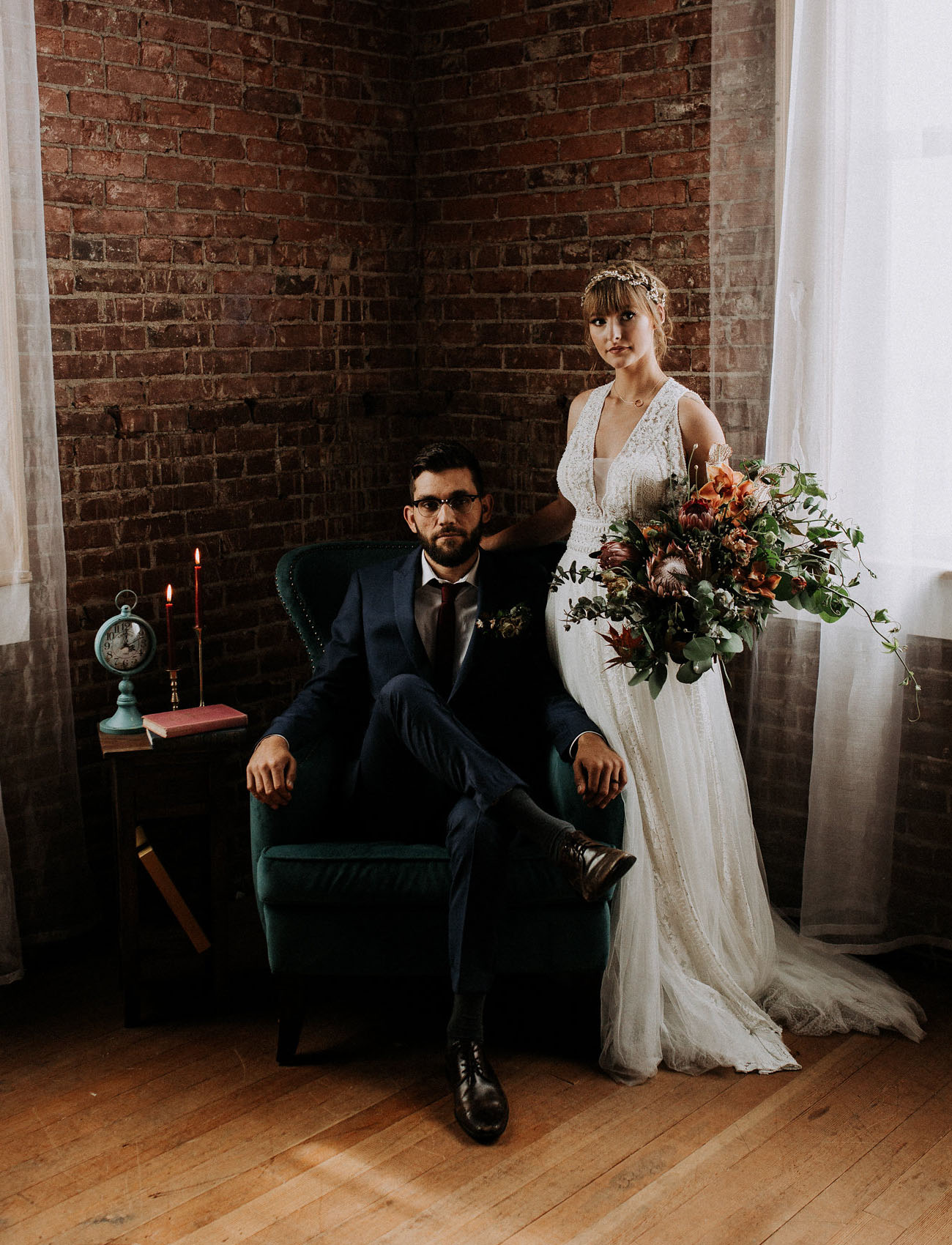 This Bride Surprised the Groom When a Styled Shoot Turned Into an Elopement!