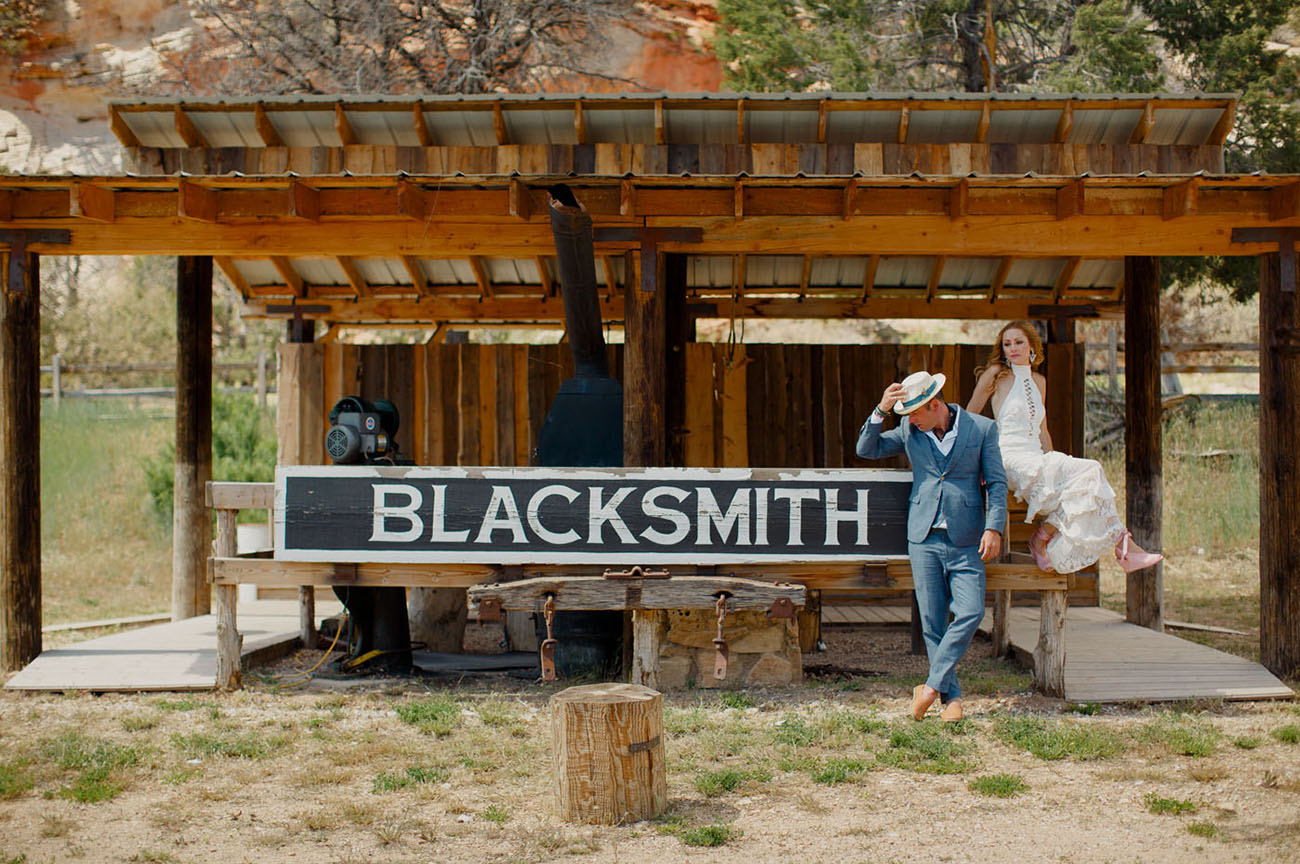 The Good Ol? Days of Summer Camp Inspired This Wedding in Zion