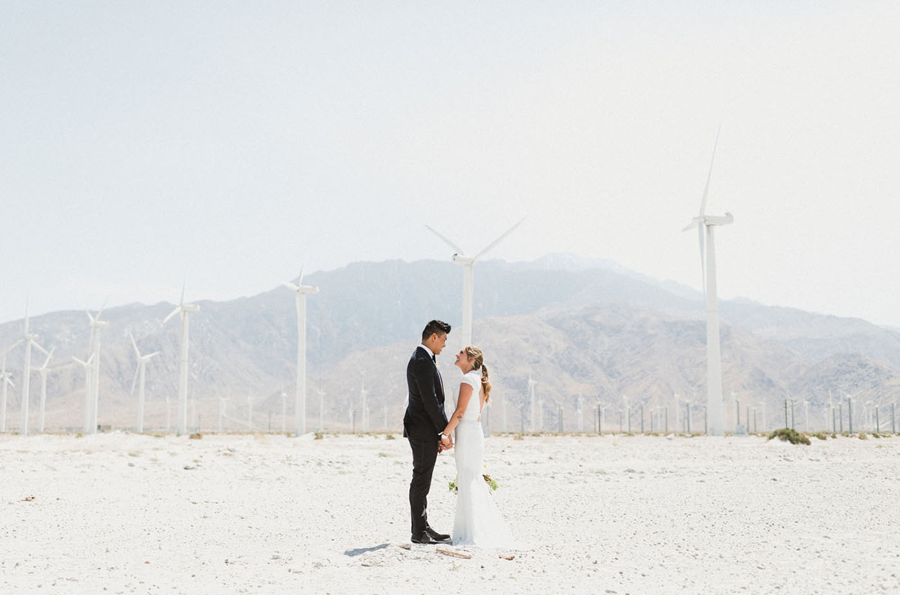 Modern and Timeless Palm Springs Wedding