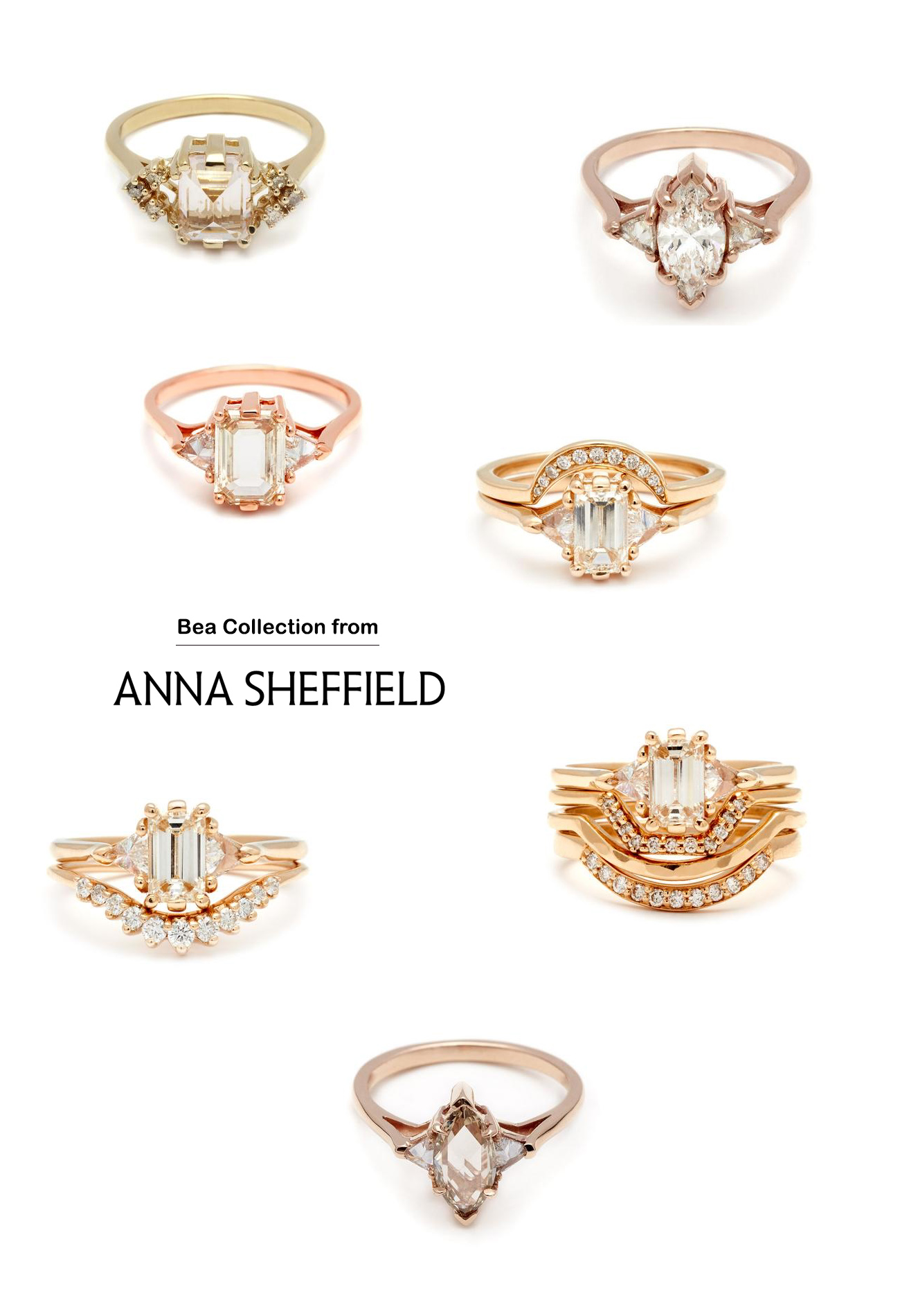 Anna Sheffield engagement rings