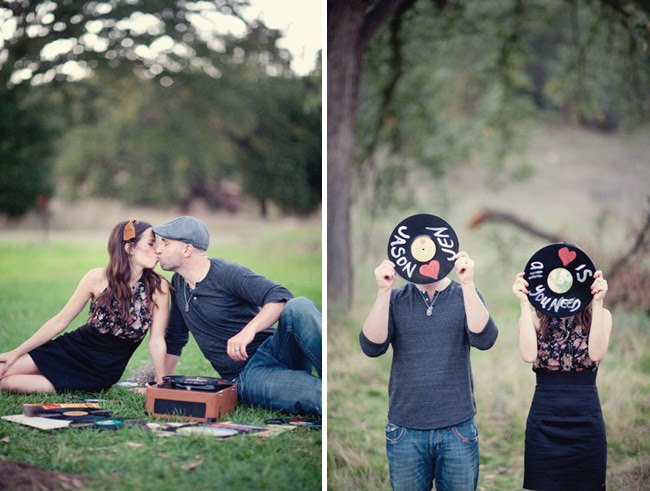 records for engagement photos