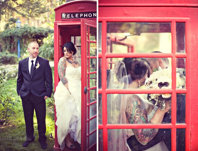 rancho_lomas_lyon bride and groom red phone booth