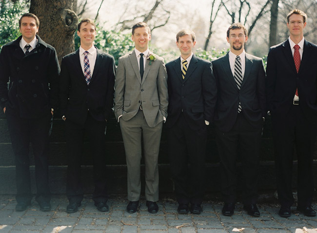 groomsmen gray tux ties