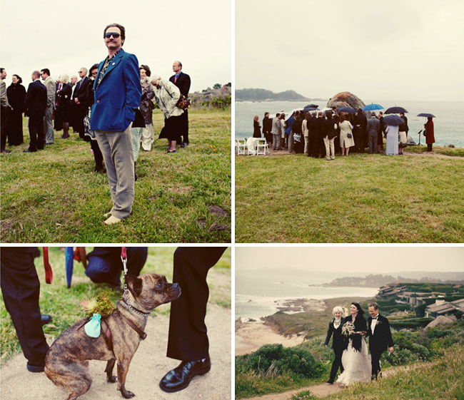wedding in Northern california on the coast