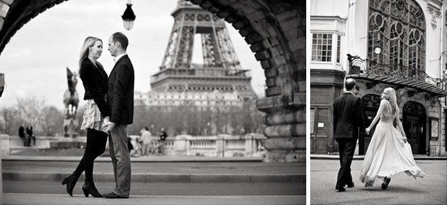 engagement photos in paris