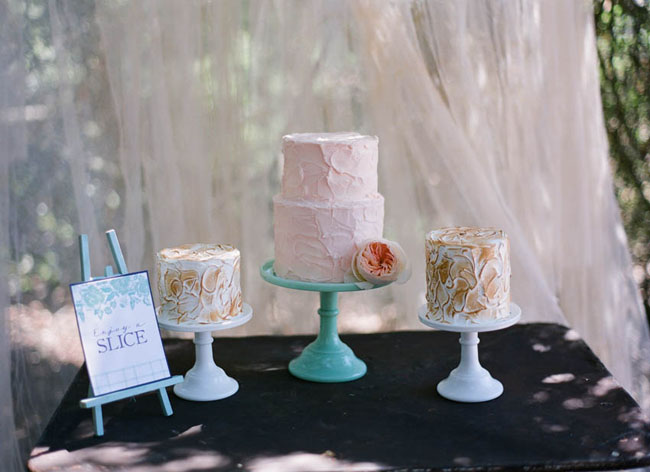 little wedding cakes