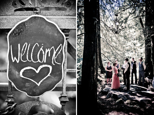 wedding in the forrest