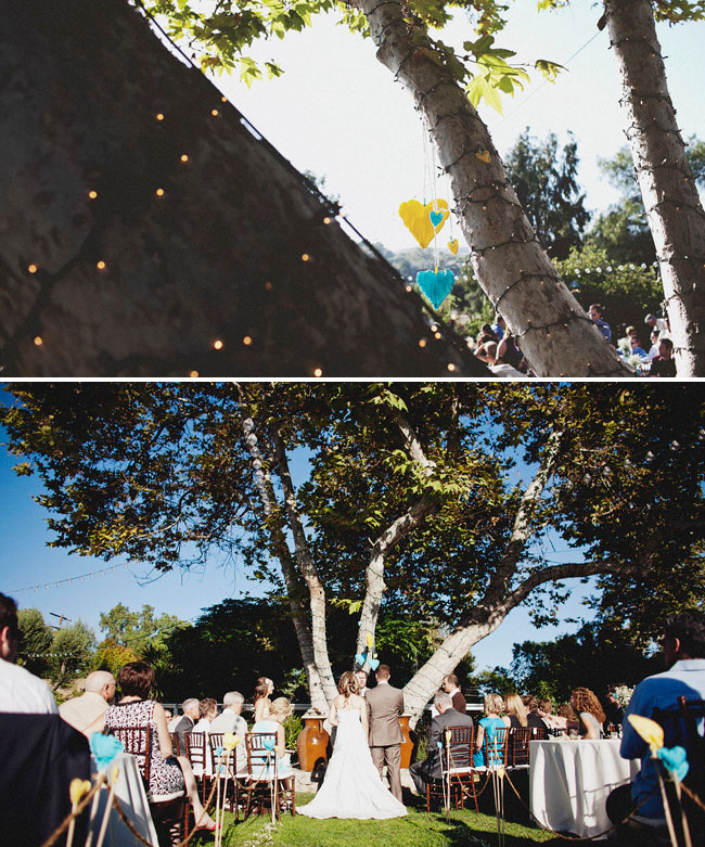 wedding under a tree