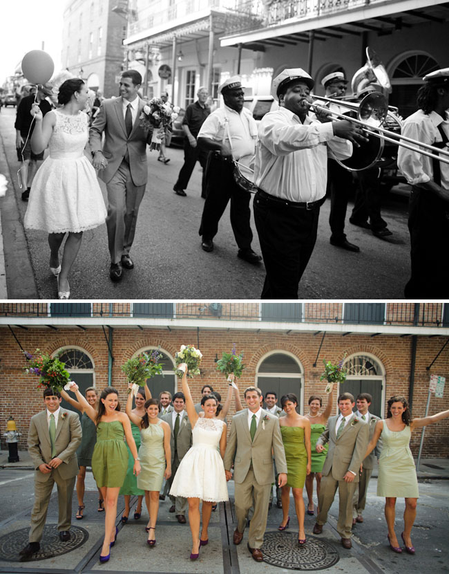 new orleans wedding parade