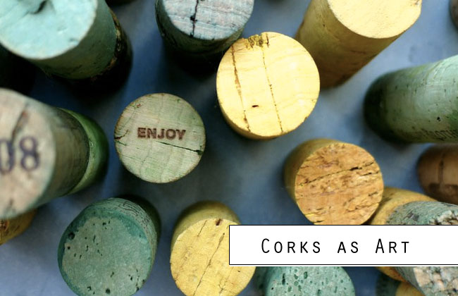 dyed corks
