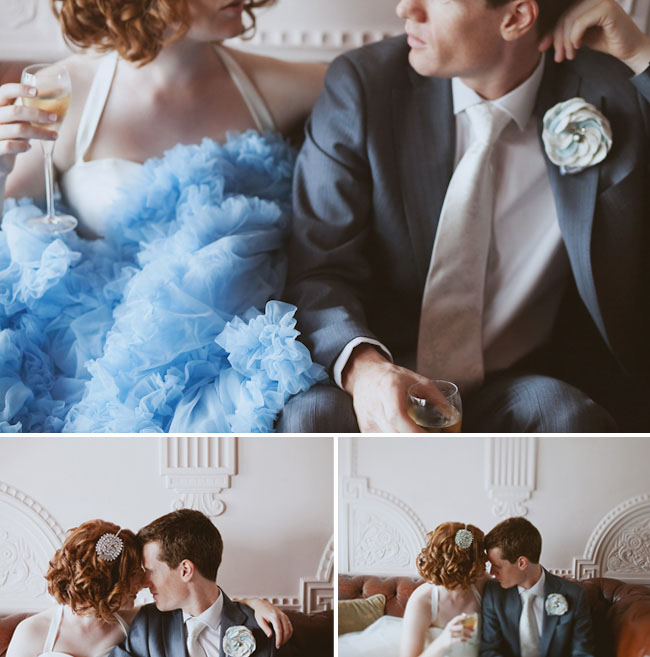 blue petticoat wedding dress