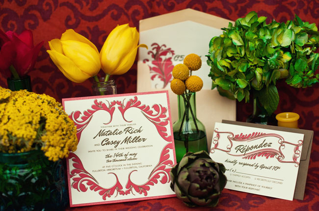 amelie wedding invitations french