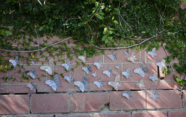 vintage paper butterflies