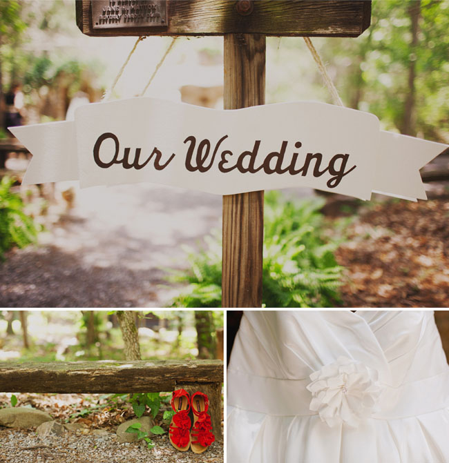 our wedding wood sign
