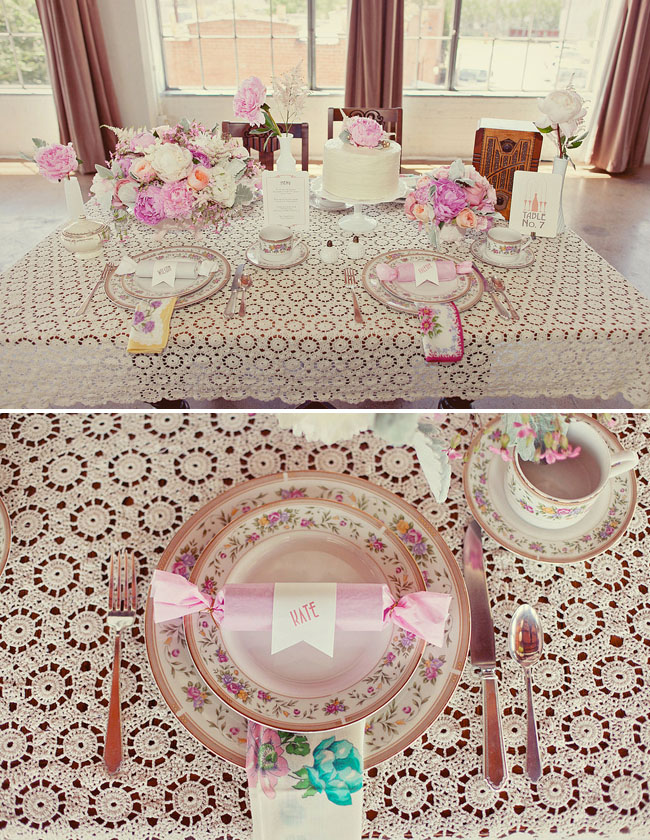 vintage wedding table ideas