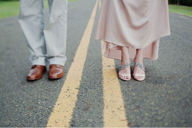 bride and groom feet 