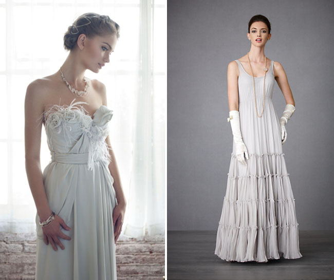 Wedding Dresses With A Touch Of Color