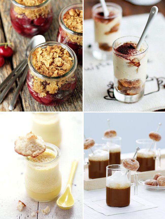 Desserts in a Dish Green Wedding Shoes