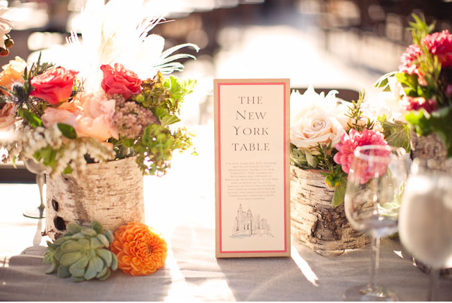 succulent and colorful centerpieces