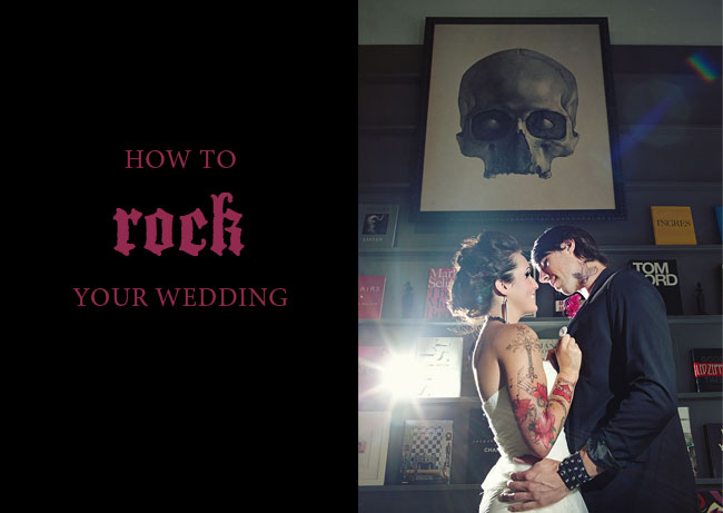 rock wedding ideas