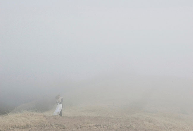foggy wedding