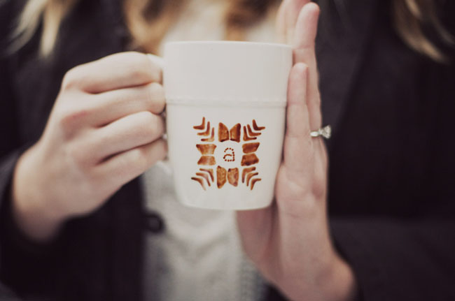 DIY personalized mugs